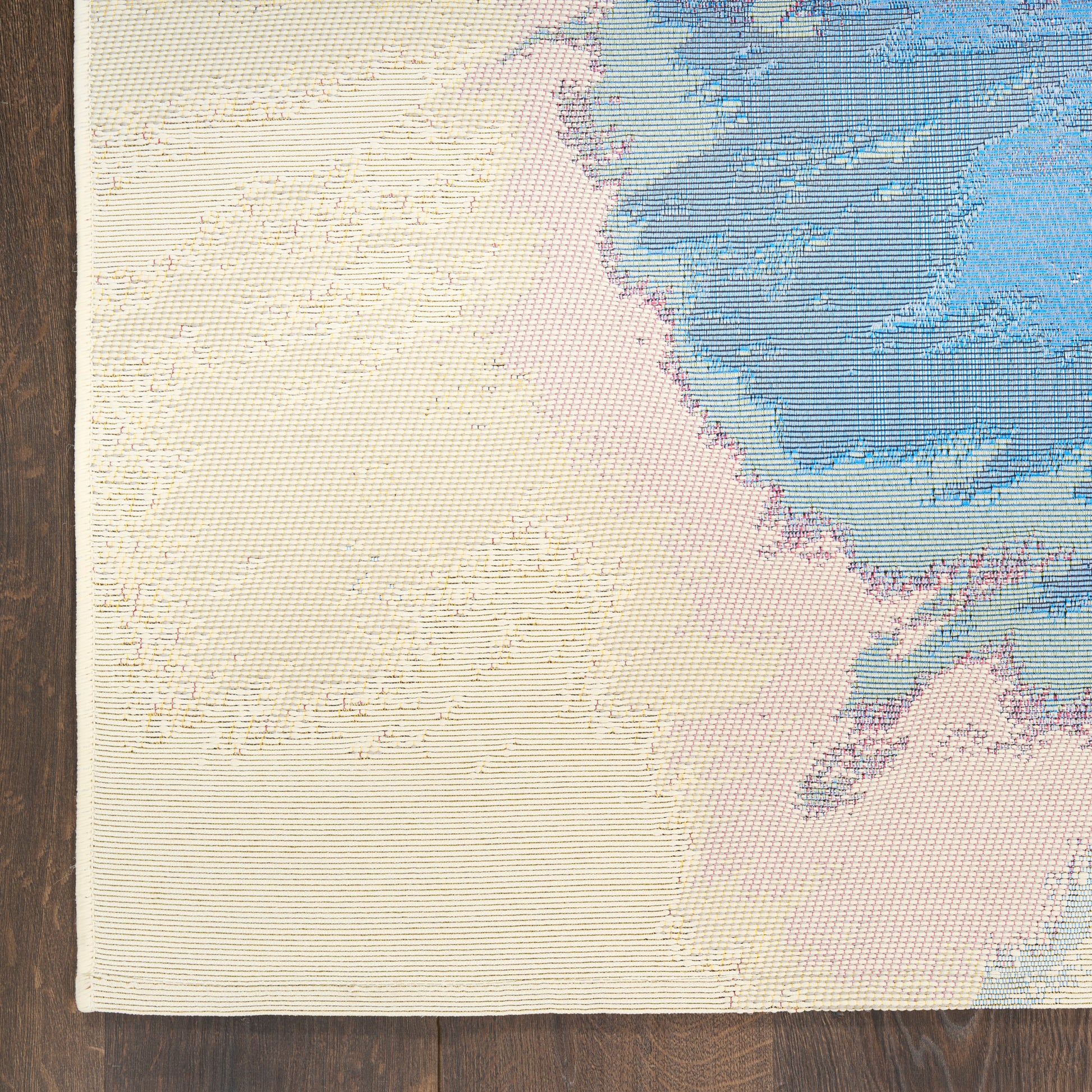 Nourison Home Color Splash  Ivory Multicolor  Contemporary