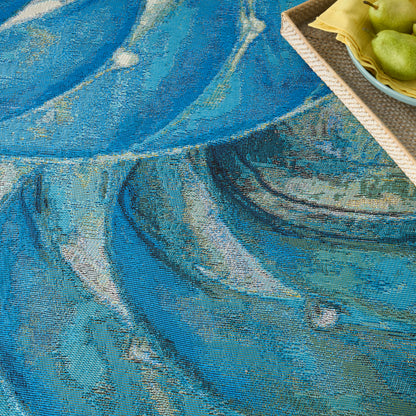 Nourison Home Color Splash  Blue Ivory  Contemporary