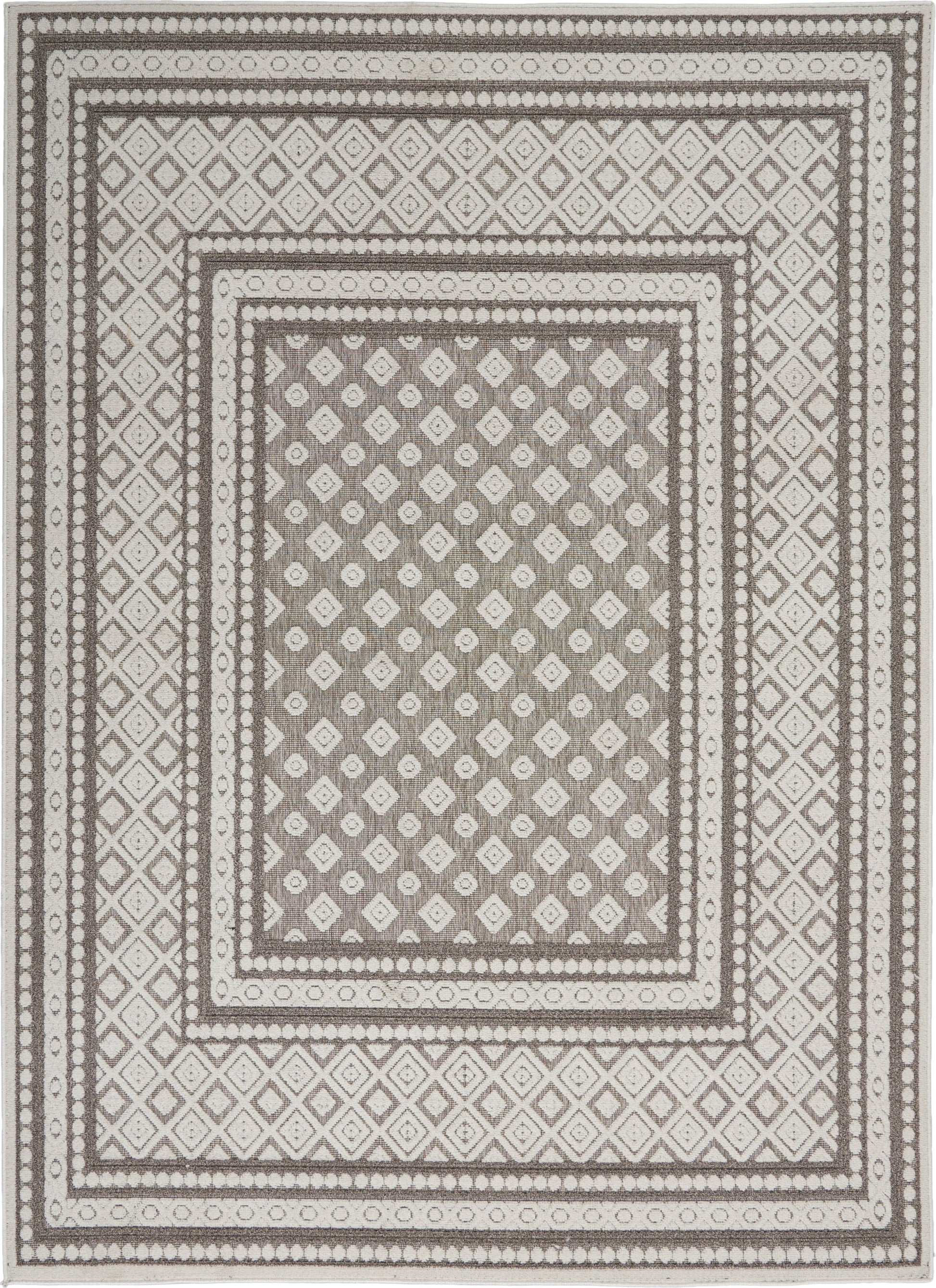 Nourison Home Key Largo  Light Grey  Transitional