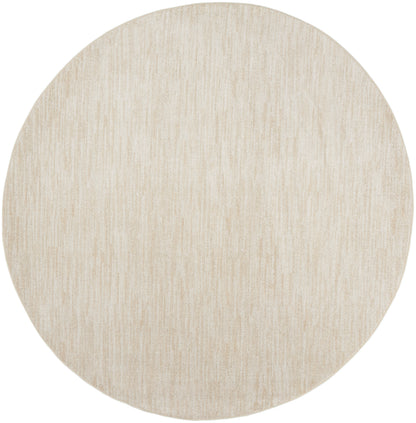 Nourison Home Nourison Essentials NRE01 Ivory Beige Contemporary Power-loomed Rug
