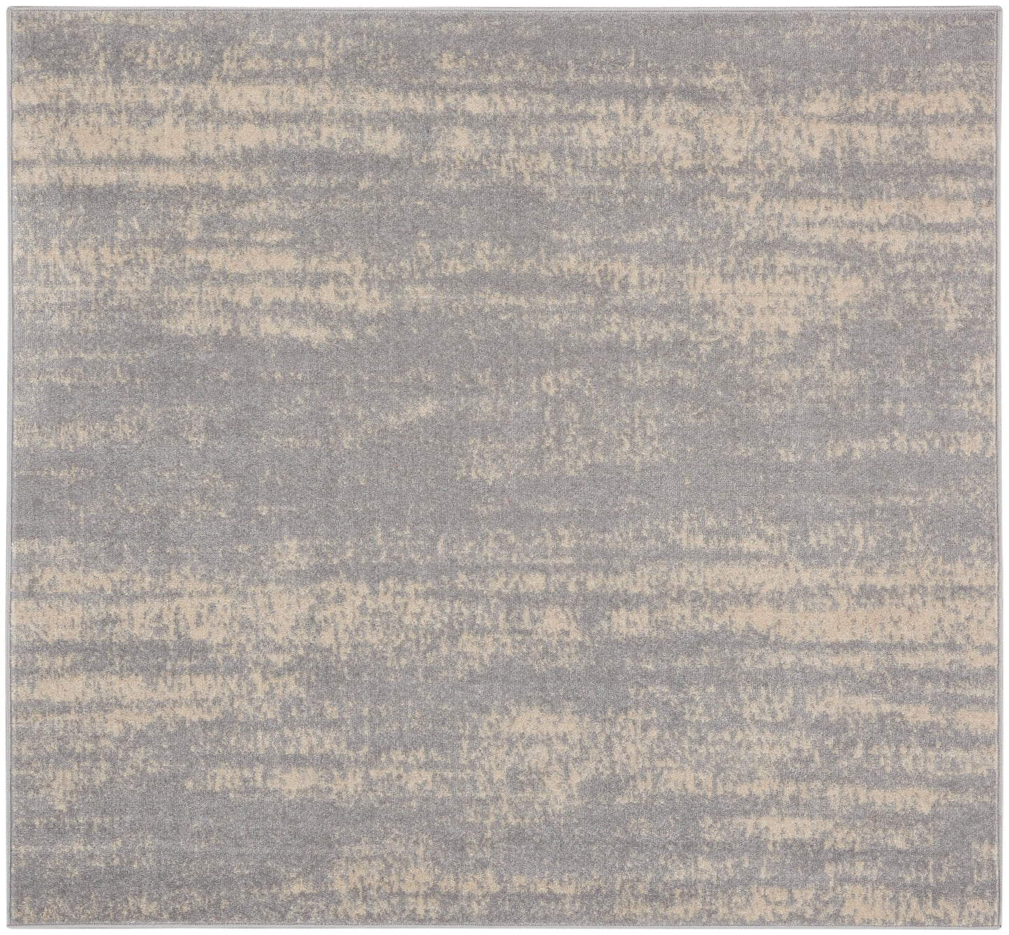 Nourison Home Nourison Essentials NRE03 Grey Beige Contemporary Power-loomed Rug
