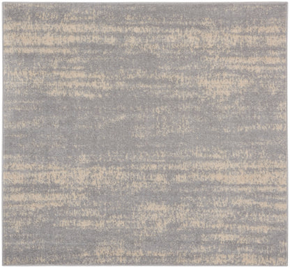Nourison Home Nourison Essentials NRE03 Grey Beige Contemporary Power-loomed Rug