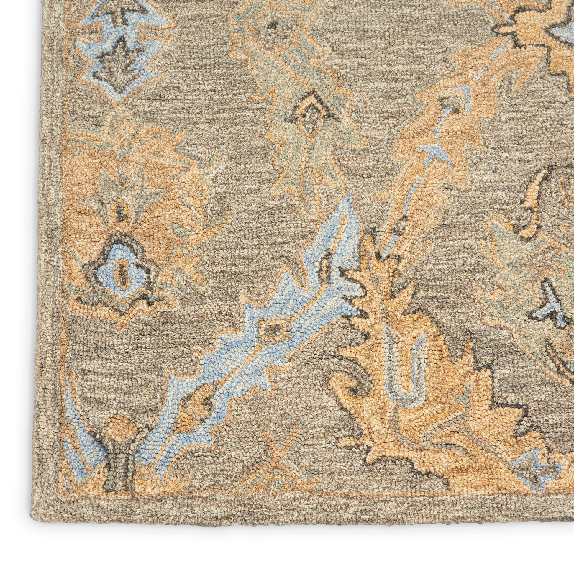 Nourison Home Azura  Taupe Blue  Transitional