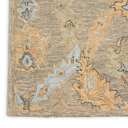 Nourison Home Azura  Taupe Blue  Transitional