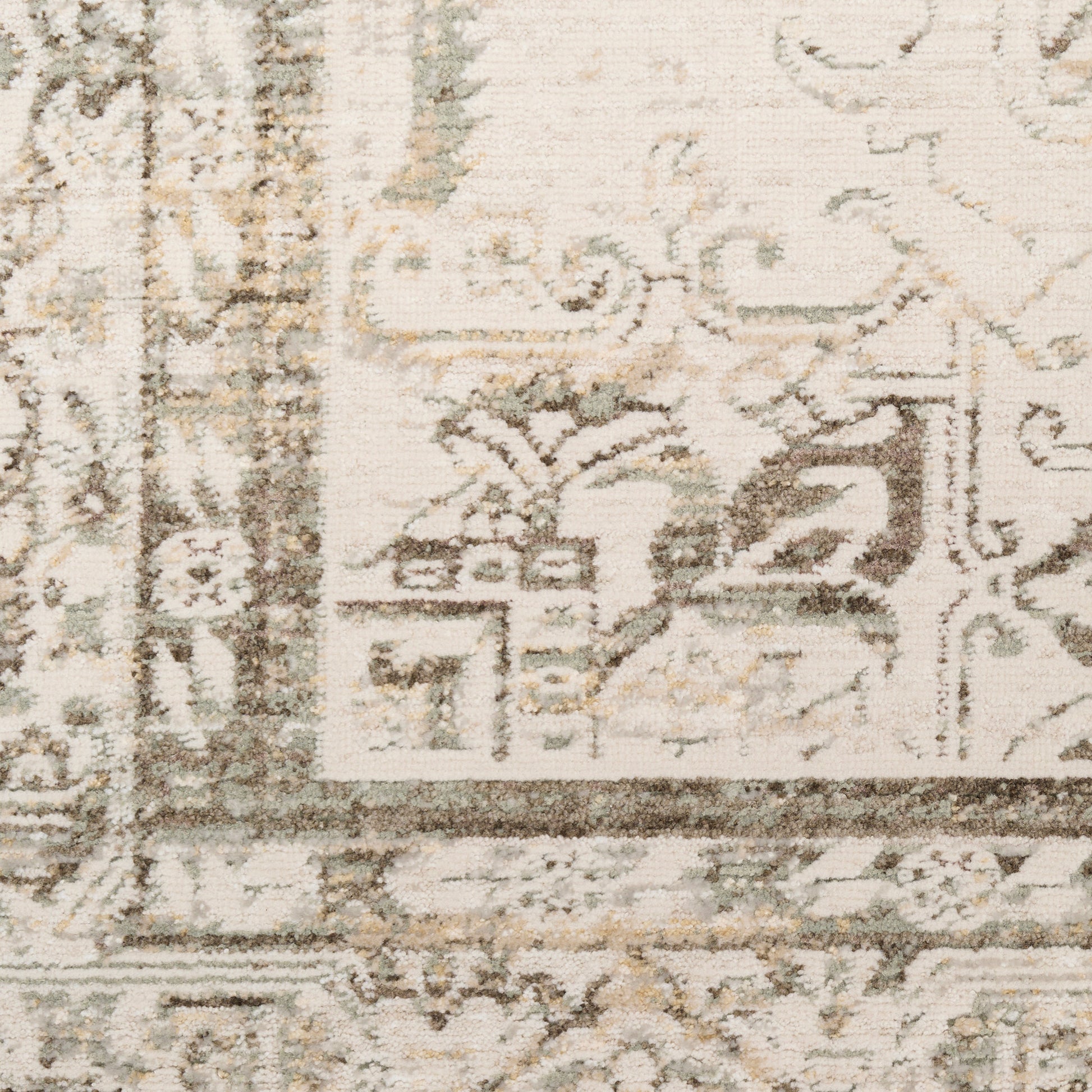 Nourison Home Soft Mist  Ivory Light Grey  Traditional