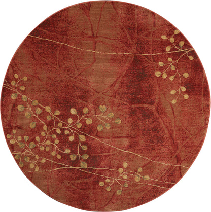 Nourison Home Somerset ST74 Flame Contemporary Power-loomed Rug