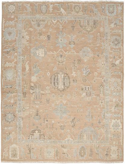Nourison Home Whispers WHP06 Dusty Mauve Traditional Hand Knotted Rug