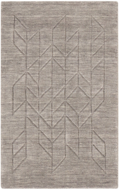 Nourison Home Alessia ALE01 Grey Contemporary Hand Knotted Rug