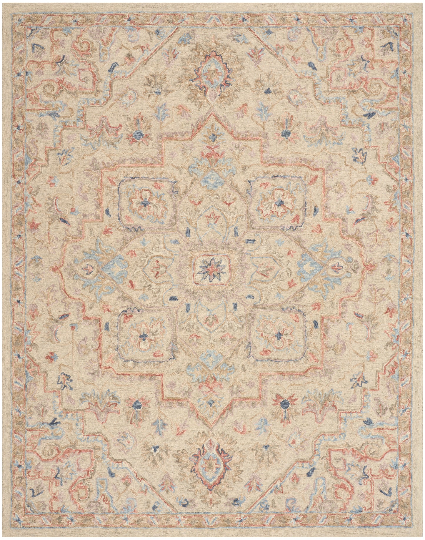 Nourison Home Maison MSO06 Ivory Traditional Hand Tufted Rug
