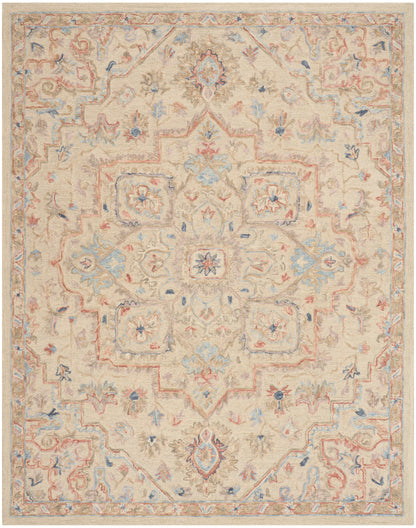 Nourison Home Maison MSO06 Ivory Traditional Hand Tufted Rug