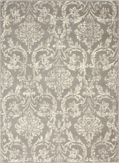 Nourison Home Jubilant JUB09 Grey Transitional Power-loomed Rug