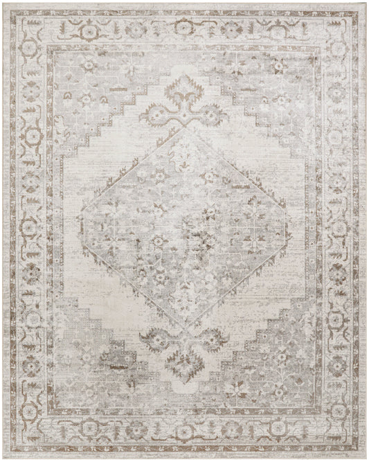 Nourison Home Astra Machine Washable  Grey  Traditional