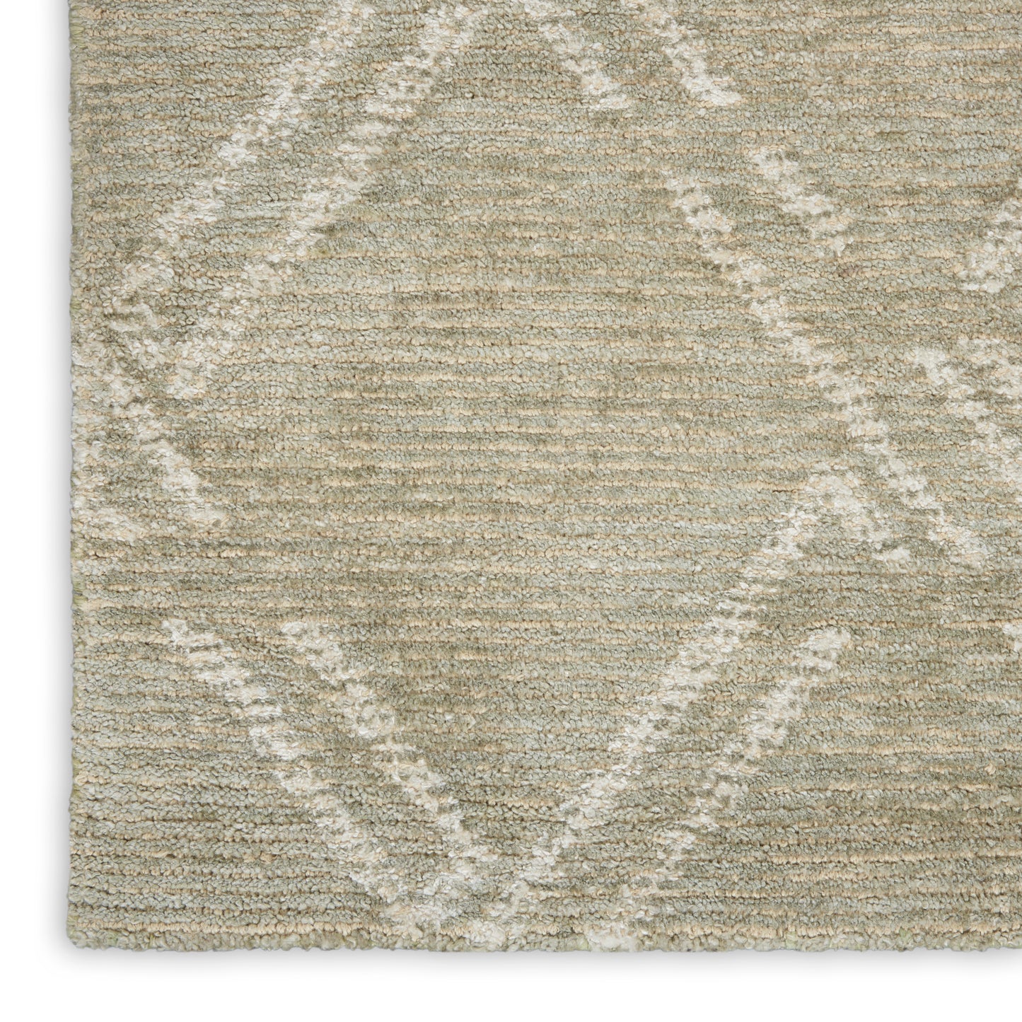 Nourison Home Venosa  Green Ivory  Contemporary