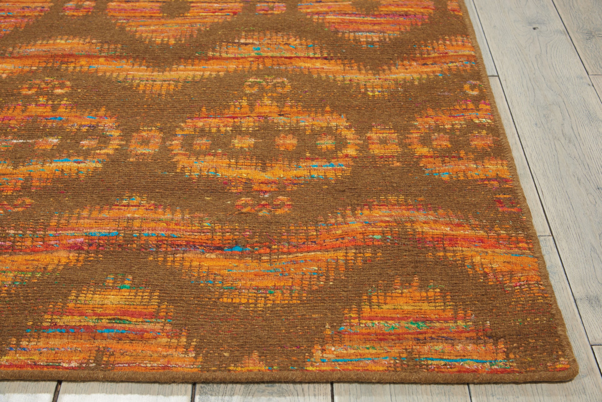 Nourison Home Spectrum  Flame Chocolate  Transitional