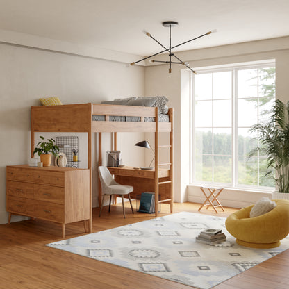 Nourison Home Copenhagen  Ivory Blue  Contemporary