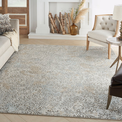 Nourison Home Marmara  Grey Ivory  Contemporary