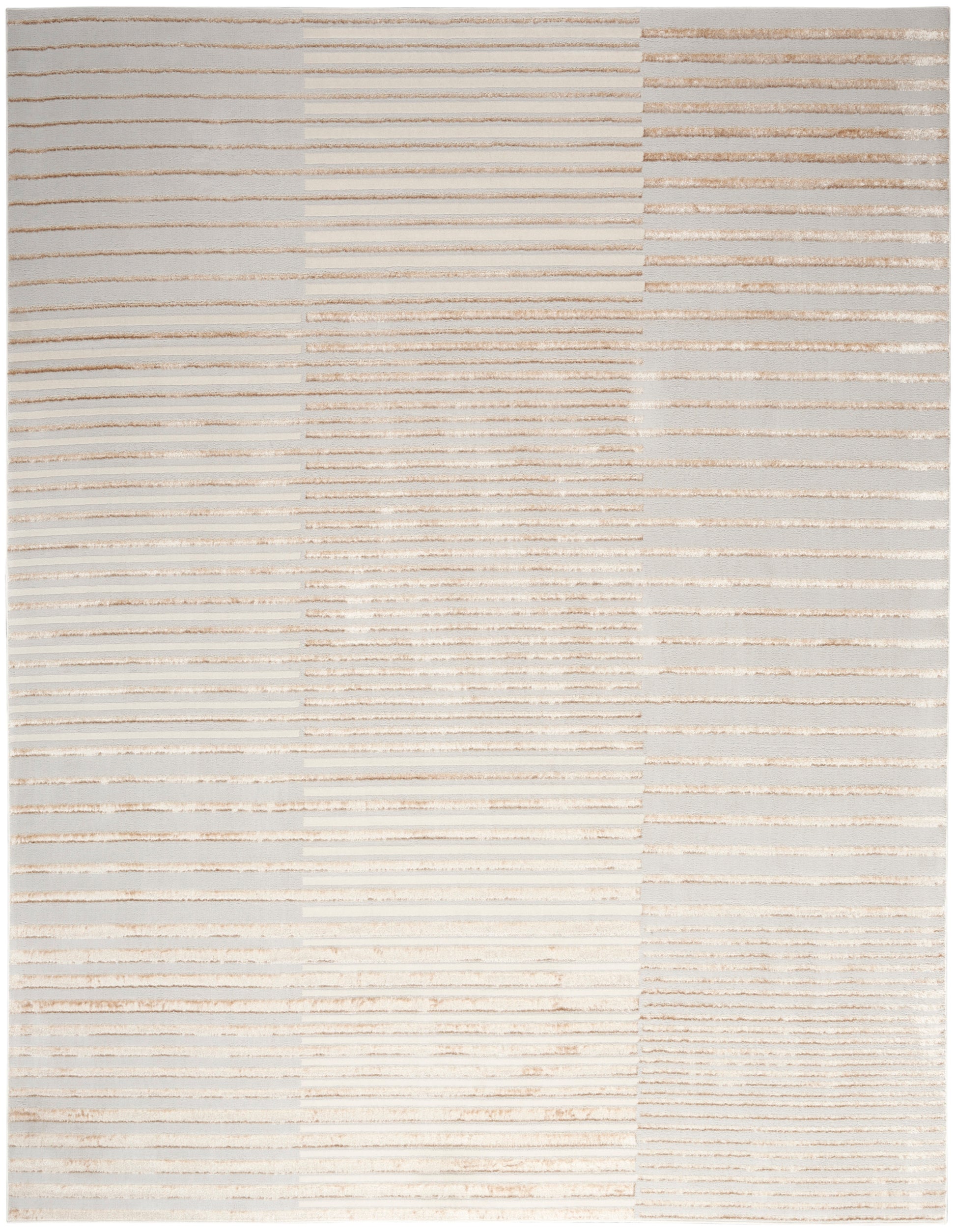 Nourison Home Splash  Beige Silver  Contemporary