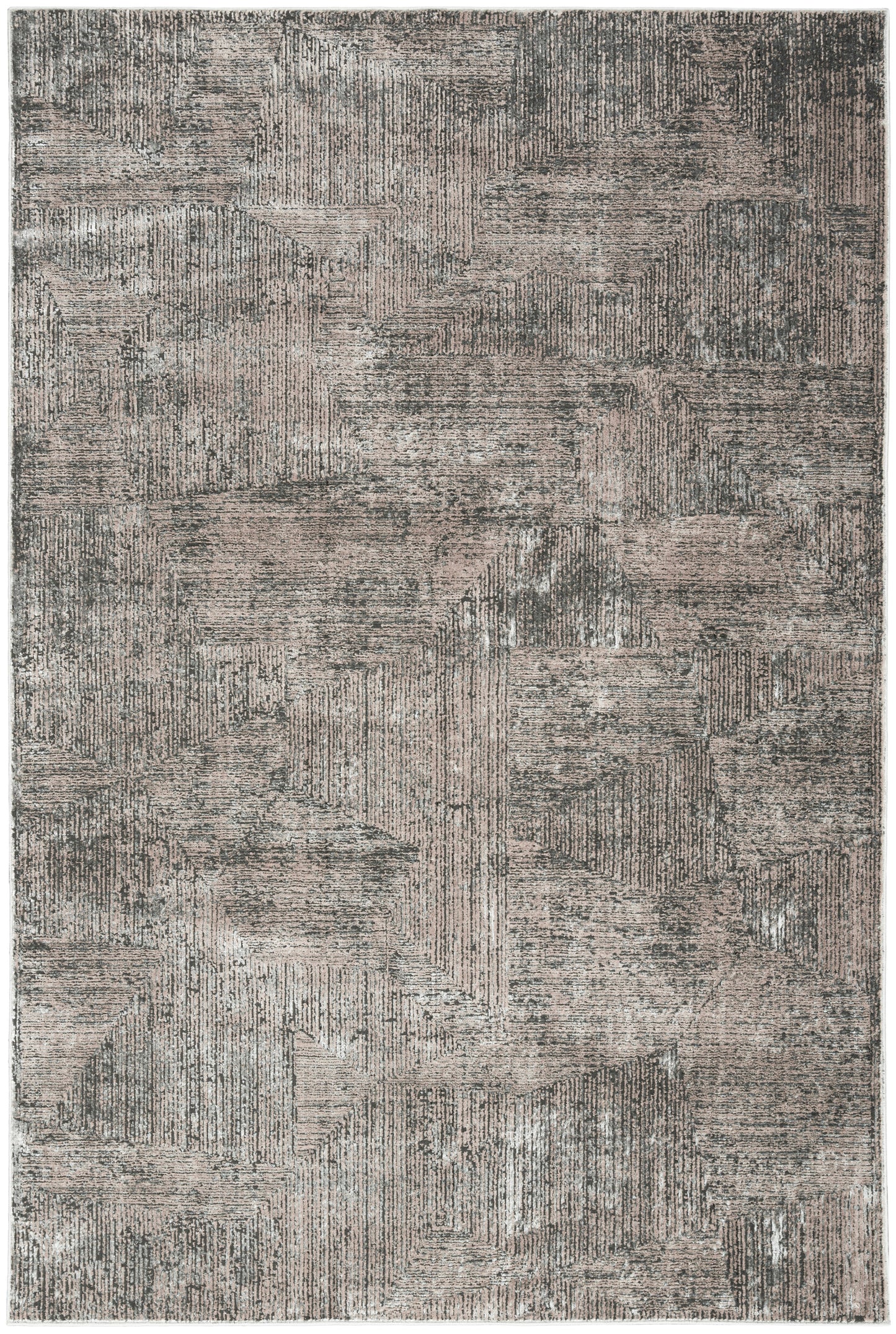 Calvin Klein CK024 Irradiant IRR01 Black Ivory Contemporary Power-loomed Rug