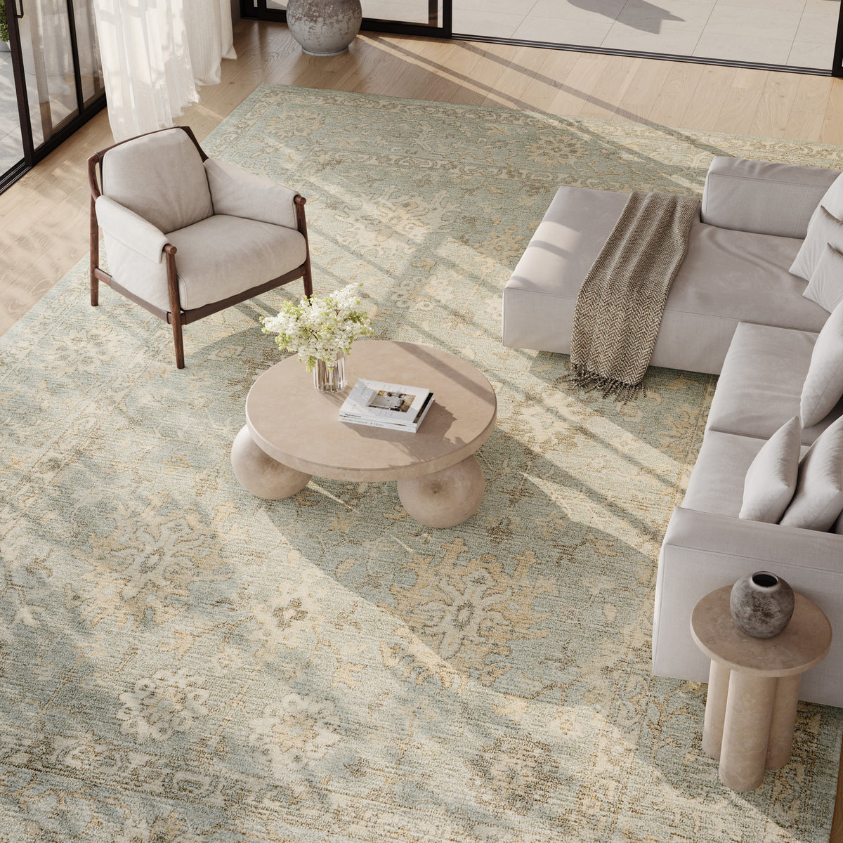 Nourison Home Celia  Blue  Traditional