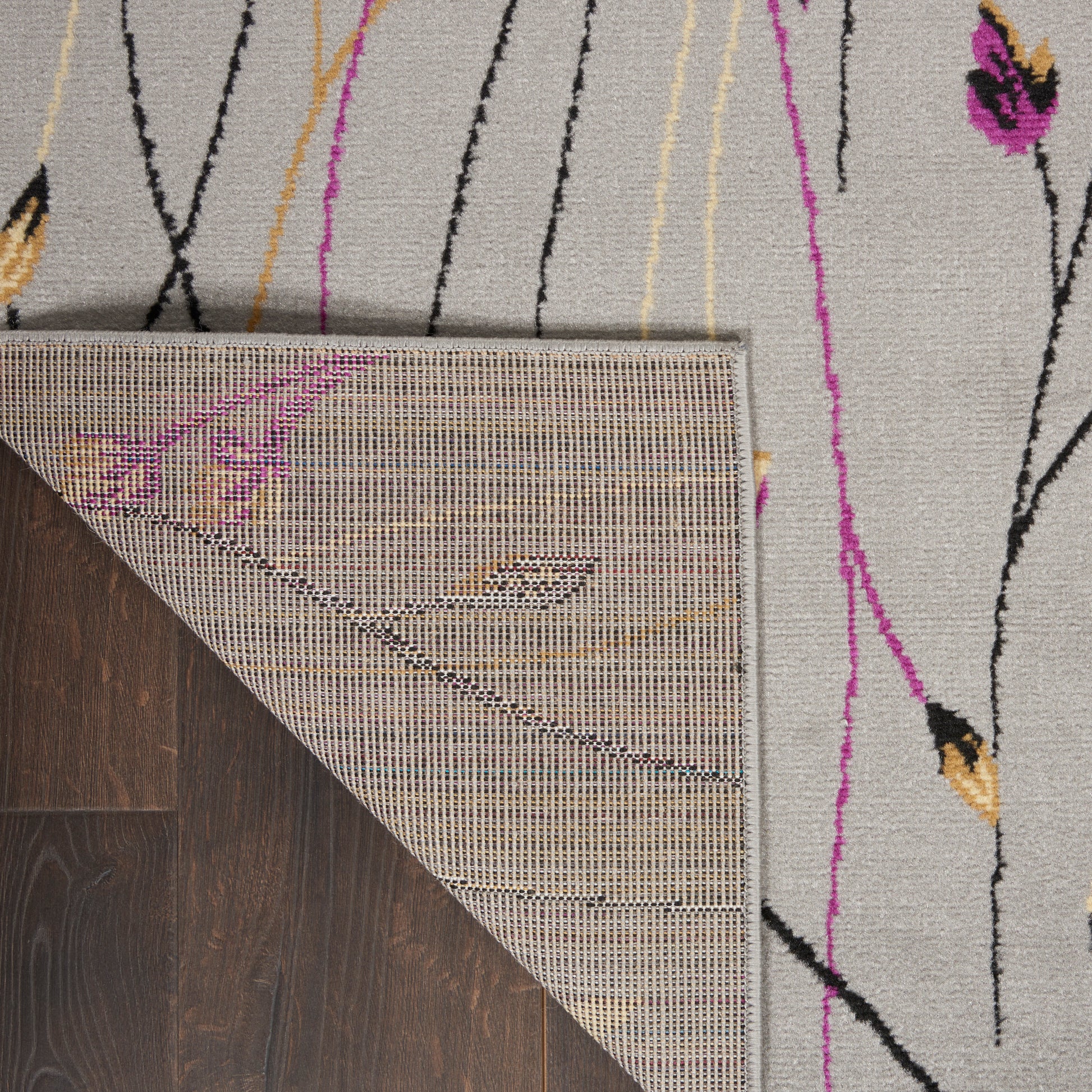 Nourison Home Grafix  Grey  Contemporary