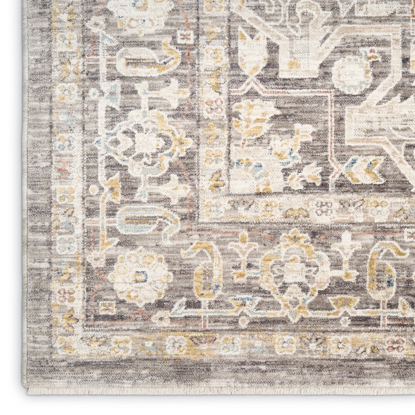 Nourison Home Antique Fusion  Ivory Charcoal  Traditional