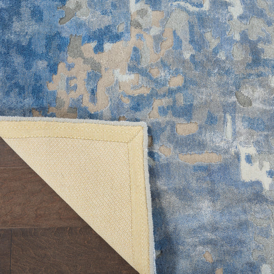 Nourison Home Prismatic  Denim  Contemporary