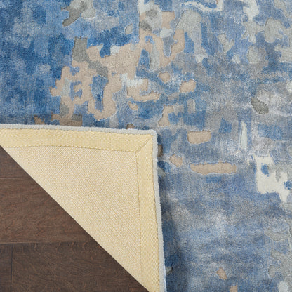 Nourison Home Prismatic  Denim  Contemporary