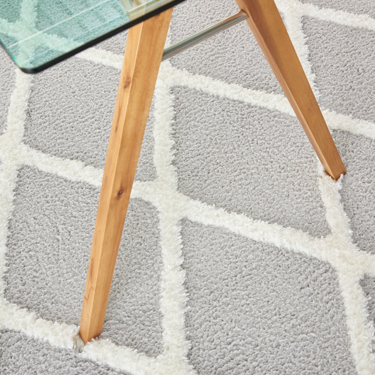 Nourison Home Feather Soft  Grey Ivory  Contemporary