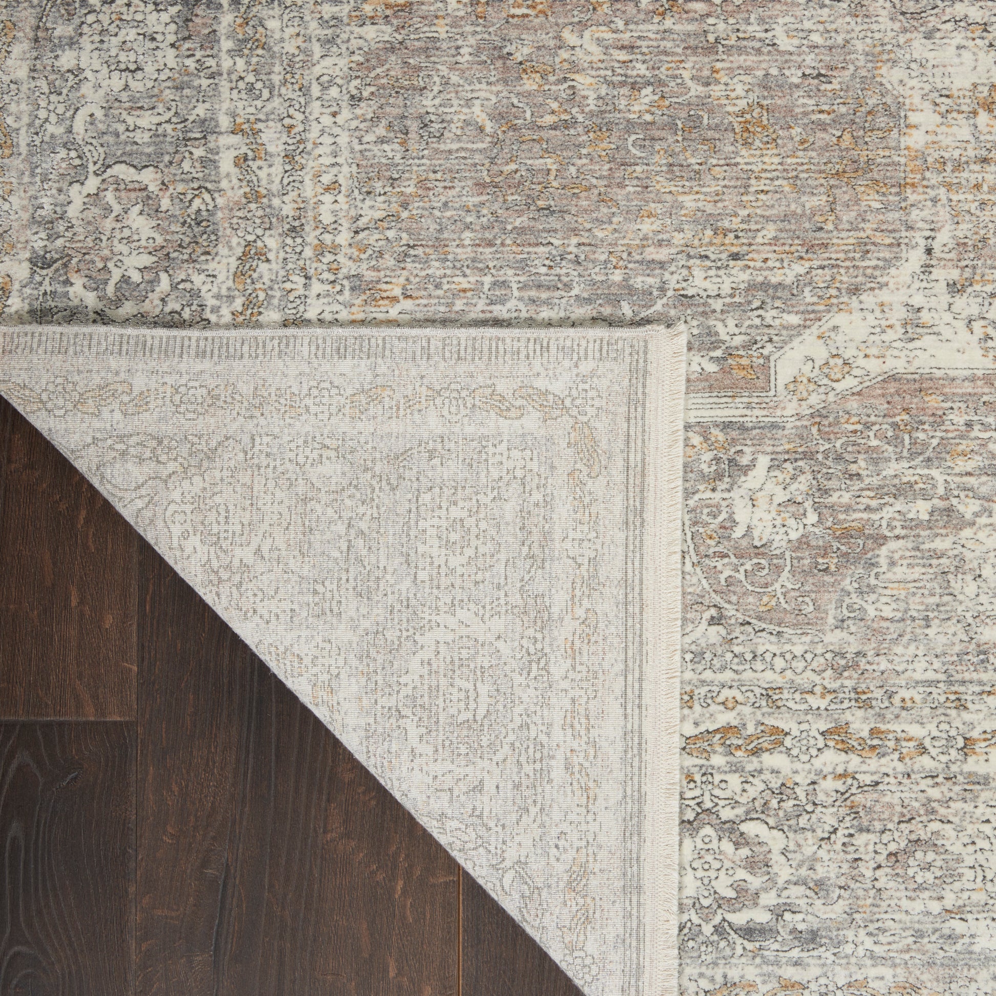 Nourison Home Starry Nights  Silver Cream  Traditional