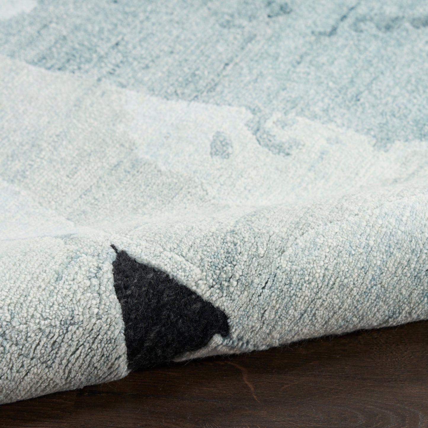 Nourison Home Silk Shadows  Blue Pink  Contemporary