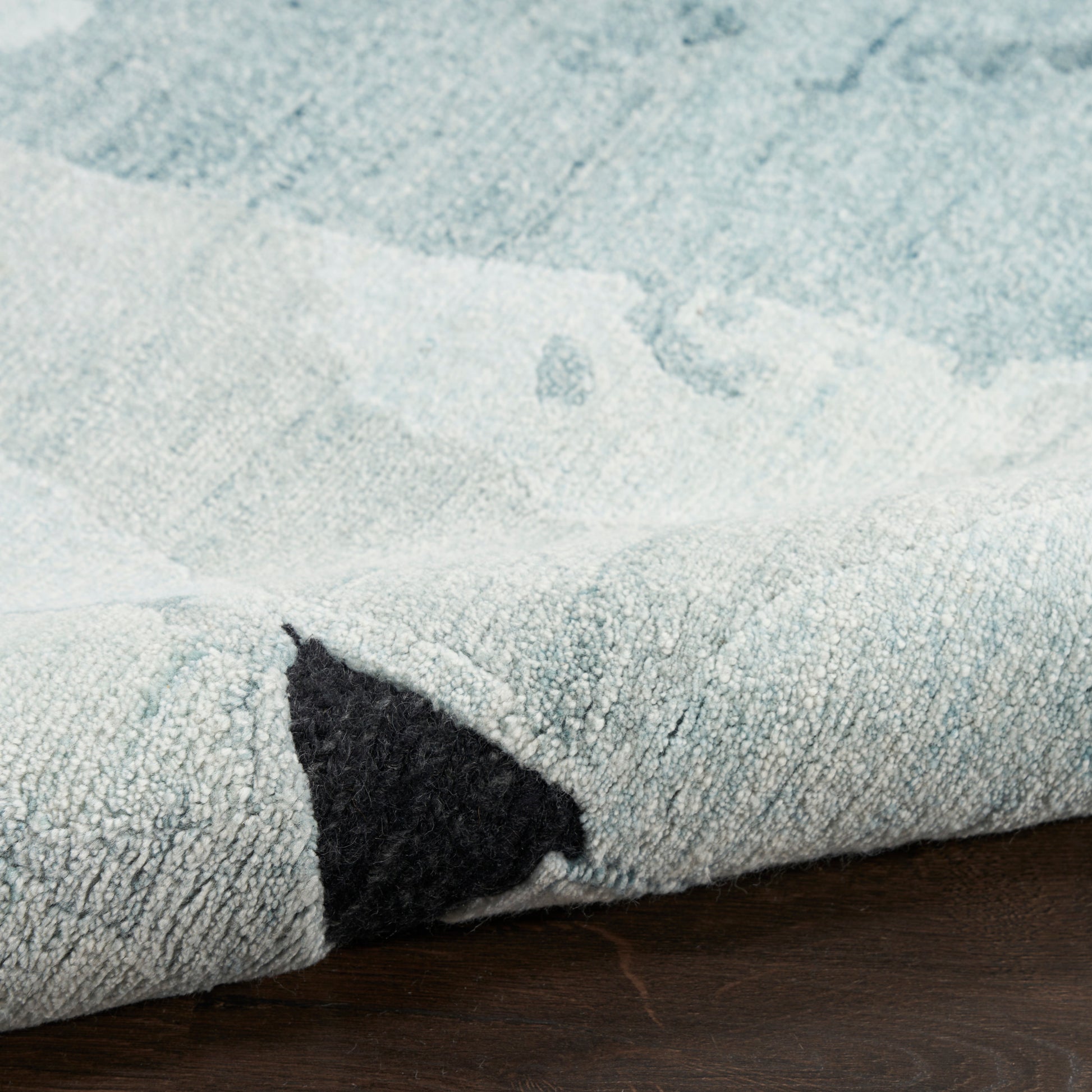 Nourison Home Silk Shadows  Blue Pink  Contemporary