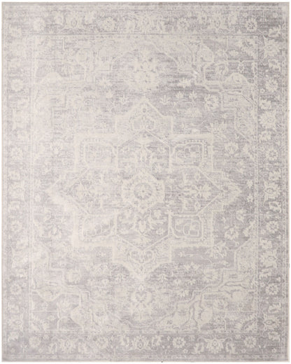 Nourison Home Astra Machine Washable ASW12 Grey Traditional Power-loomed Rug