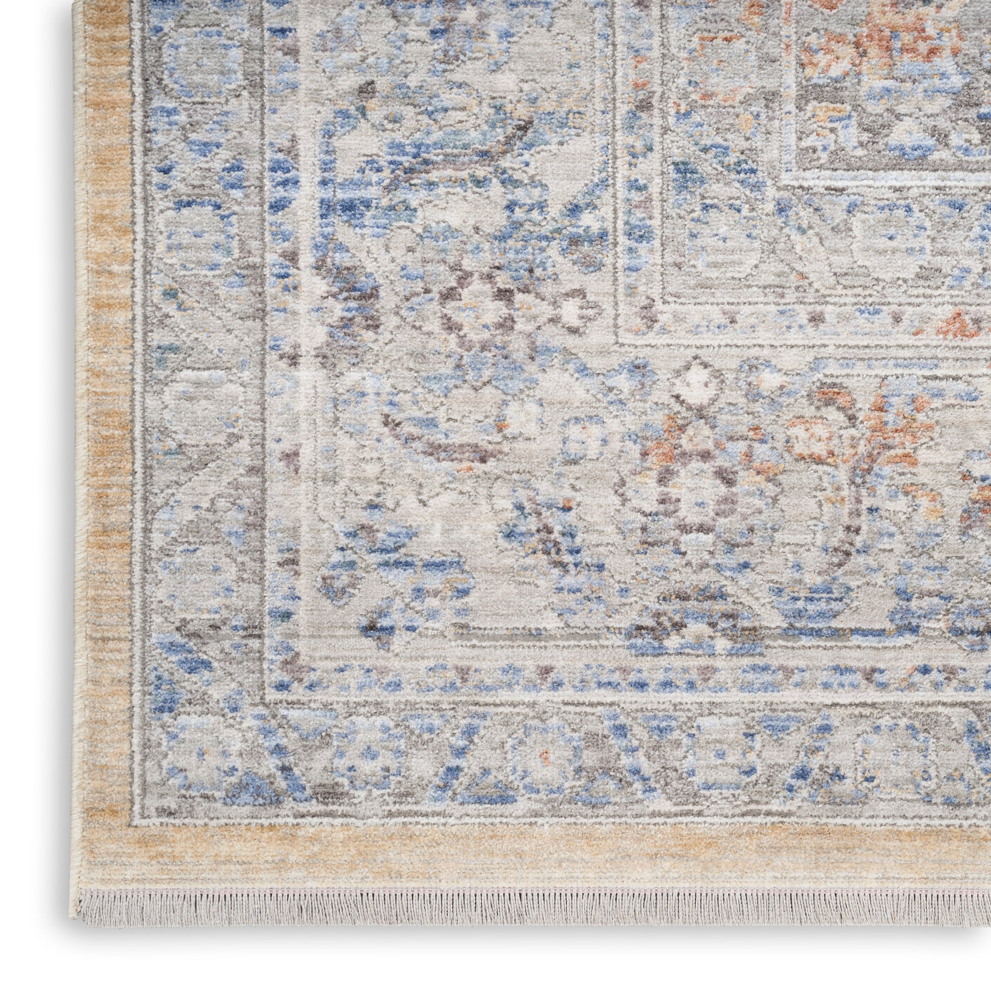 Nourison Home Elegant Heirlooms  Grey Gold  Traditional