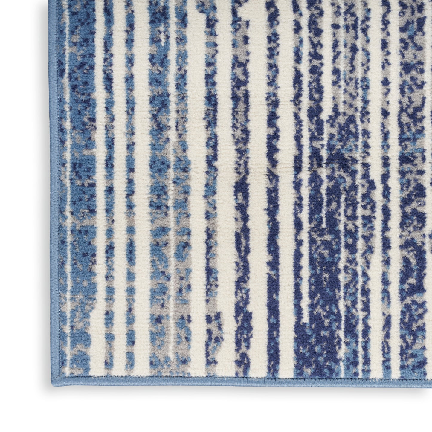 Nourison Home Grafix  Blue Grey  Contemporary