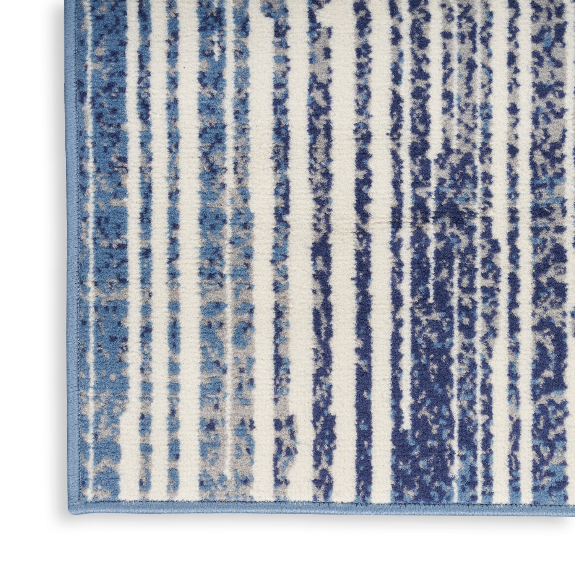 Nourison Home Grafix  Blue Grey  Contemporary