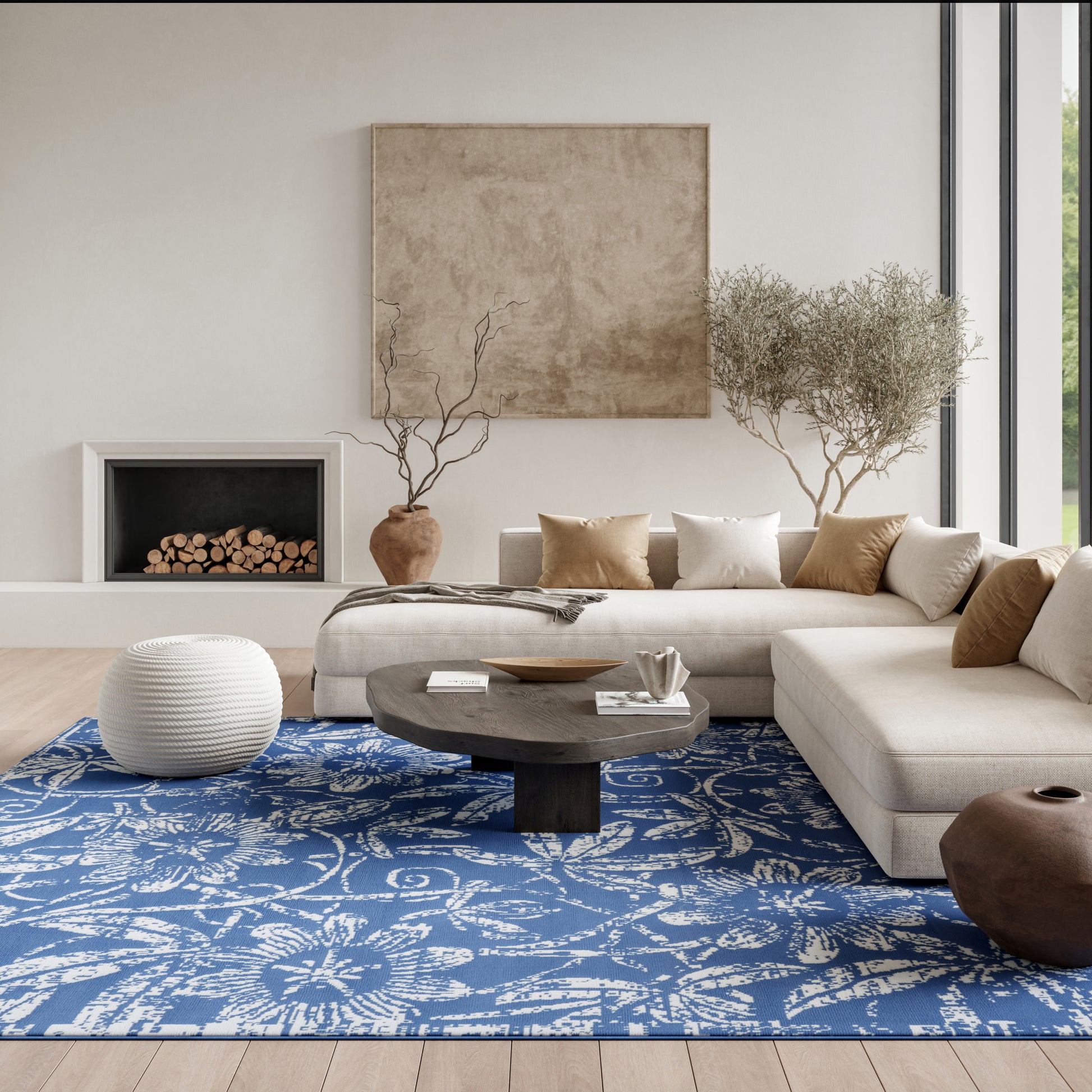 Nourison Home Whimsicle  Blue  Contemporary