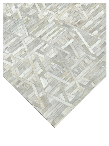 Artisan Olivia White Ivory Modern Crafted Rug