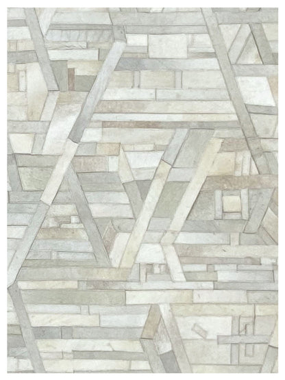 Artisan Olivia White Ivory Modern Crafted Rug