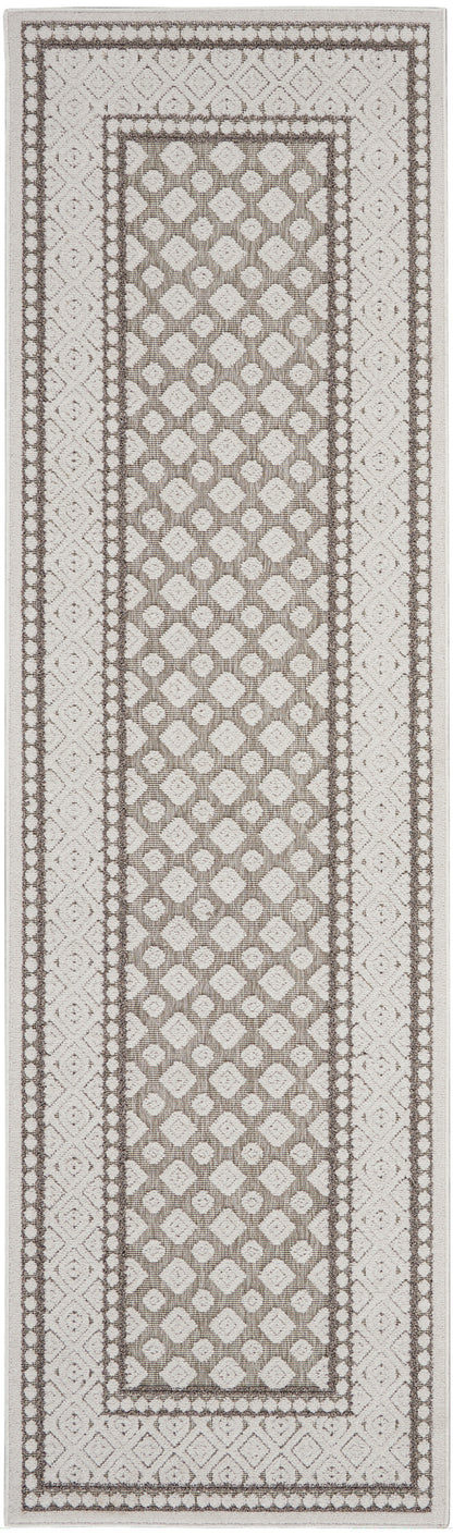 Nourison Home Key Largo KLG02 Light Grey Transitional Power-loomed Rugs
