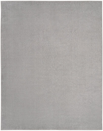 Nourison Home Nourison Essentials NRE01 Silver Grey Contemporary Power-loomed Rug