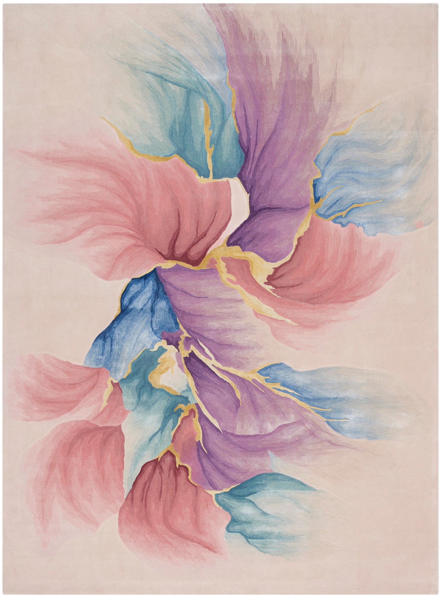 Nourison Home Prismatic  Ivory  Contemporary