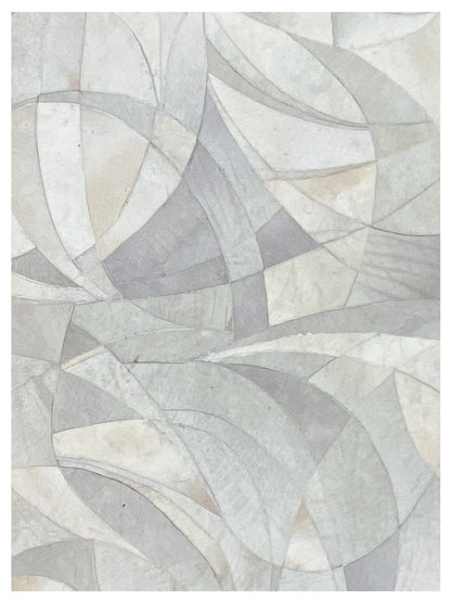 Artisan Olivia  White Ivory Modern Crafted Rug