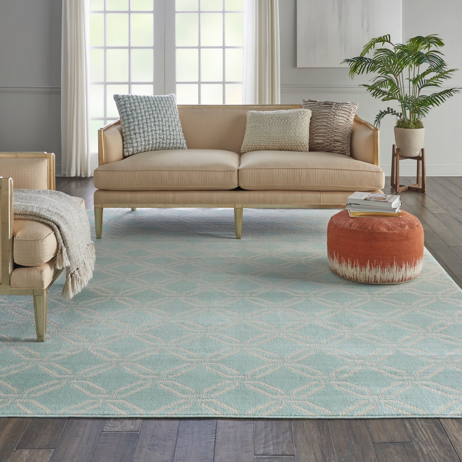 Nourison Home Jubilant  Green  Contemporary