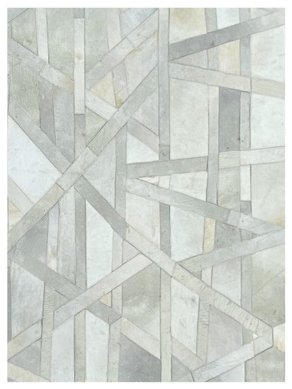 Artisan Olivia White Ivory Modern Crafted Rug