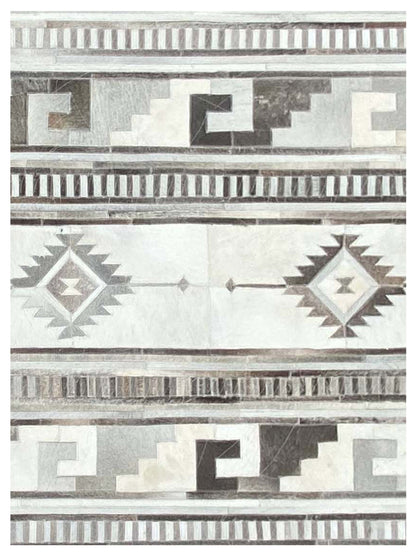 Artisan Olivia White Ivory Modern Crafted Rug