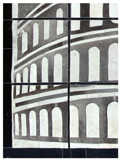 Artisan Olivia White Grey Modern Crafted Rug