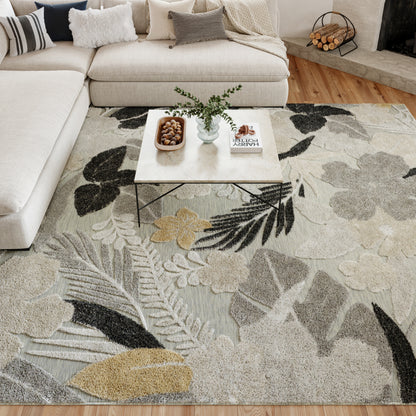 Nourison Home Suncoast  Grey  Contemporary