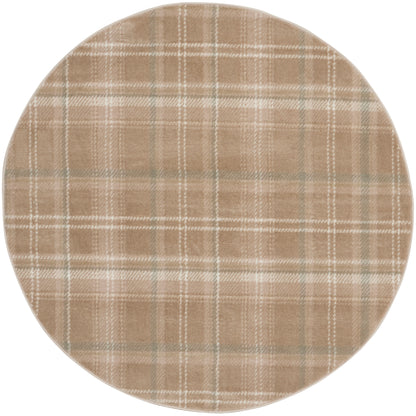 Nourison Home Grafix GRF03 Taupe Contemporary Power-loomed Rug