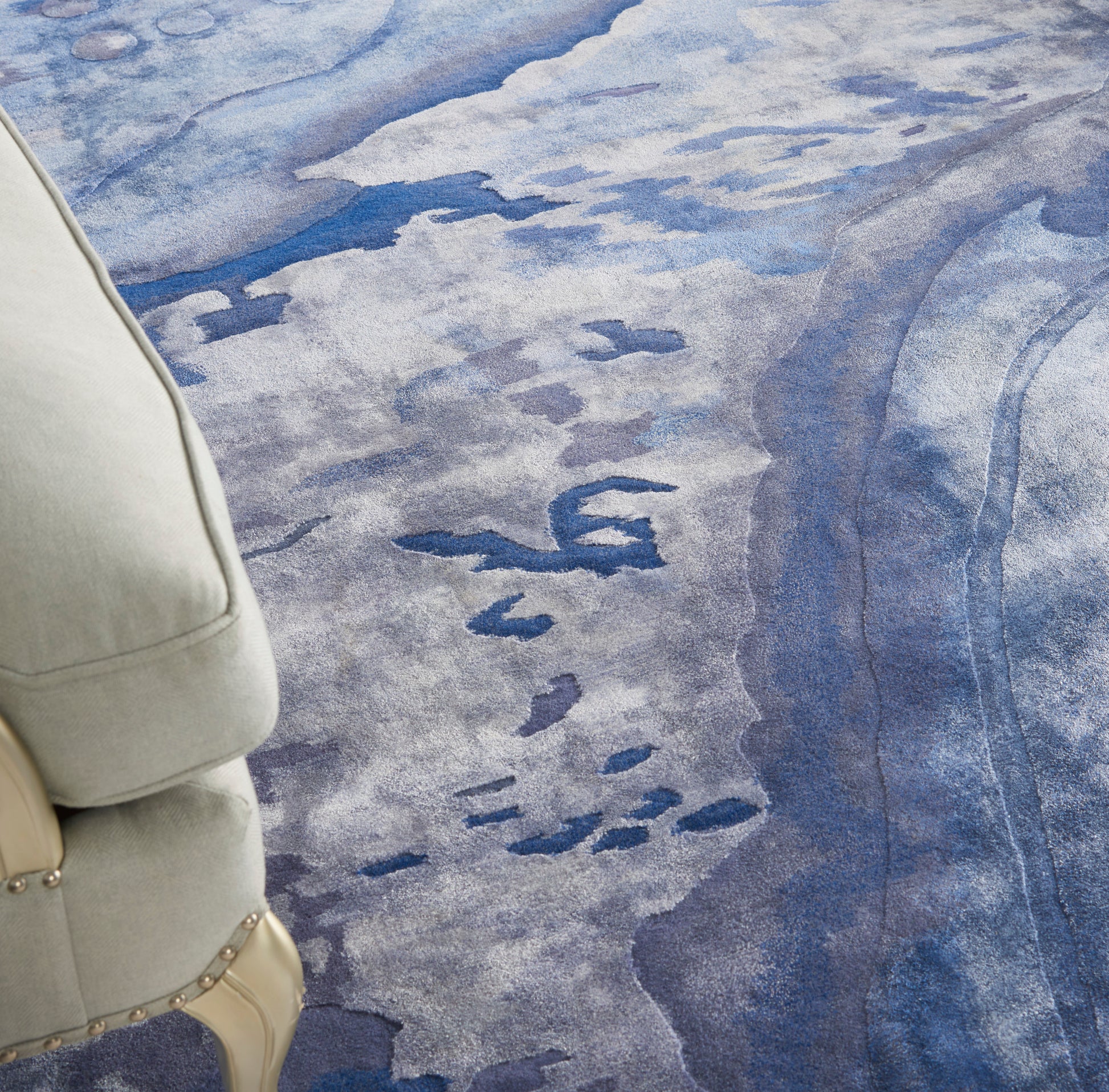 Nourison Home Prismatic  Blue  Contemporary