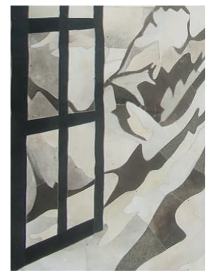 Artisan Olivia White Grey Modern Crafted Rug